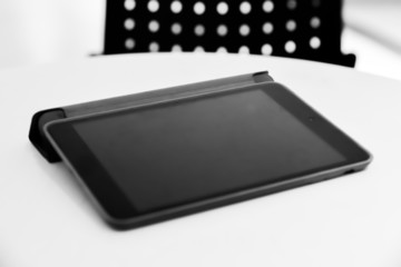 Tablet on Table