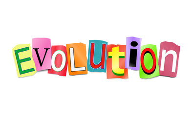 Evolution concept.