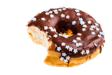 Eaten donut