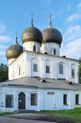 Fototapeta na wymiar Cathedral of the Nativity of our Lady, Veliky Novgorod