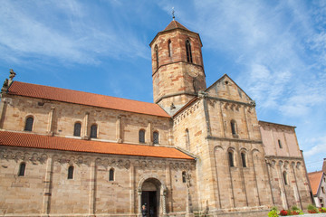 Fototapeta na wymiar Eglise St-Pierre-et- St-Paul de Rosheim, Bas Rhin, Alsace