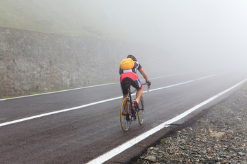 bicyclist on the road