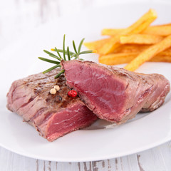 beef and french fries