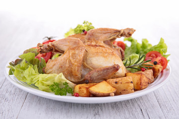 roast quail