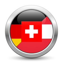 German-speaking Europe, D-A-CH countries – metallic button