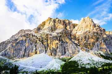 Fototapeta na wymiar Italian Dolomites landscape, Dolomites Mountains, Italy