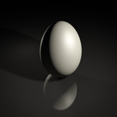 3d render realistic eggs
