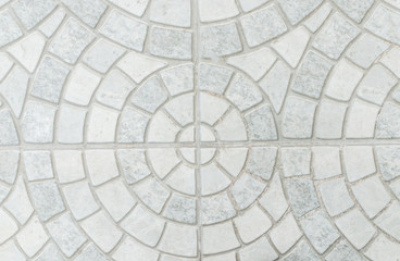 While marble stone mosaic texture.