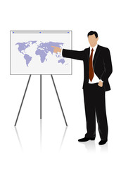 presentation of the businessman is presented