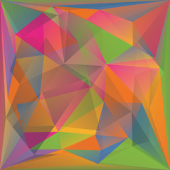 An abstract polygon style vector background