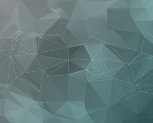 An abstract polygon style vector background