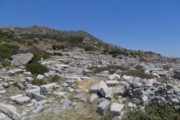 Fototapeta na wymiar Knidos ancient city in Datca Peninsula, Turkey