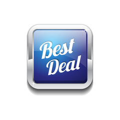 Best Deal Glossy Shiny Rounded Corner Vector Button