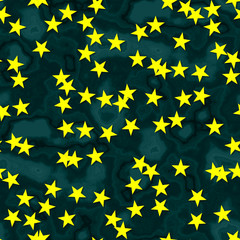 Star shapes with seamless generated texture background