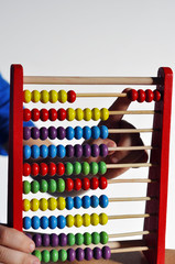 Naklejka premium Wooden Abacus