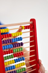 Naklejka premium Wooden Abacus