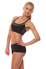 Fototapeta premium Sexy athletic blonde girl