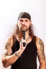 Rocker Gewalt Waffen und Krieg