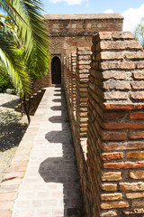 Fototapeta na wymiar Alcazaba wall