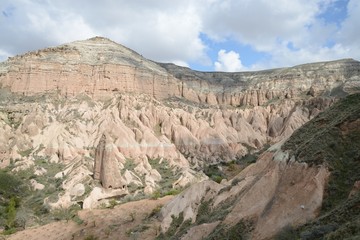 Fototapeta premium Magnificent rock landscape in Cappadocia.