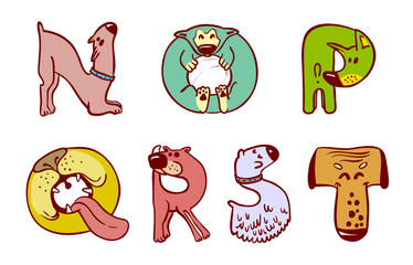 dogs alphabet