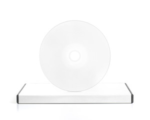 DvD Blank Case With Blank Disk On Top