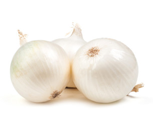 Naklejka premium white onion salad isolated