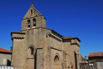 Fototapeta premium Eglise fortifiée de Compreignac (Haute-Vienne)