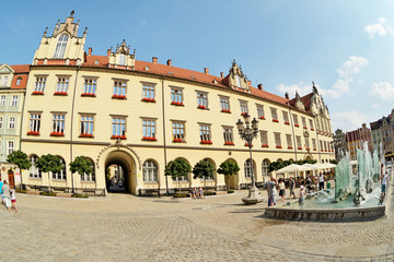 Fototapeta na wymiar Market square, Wroclaw, Poland