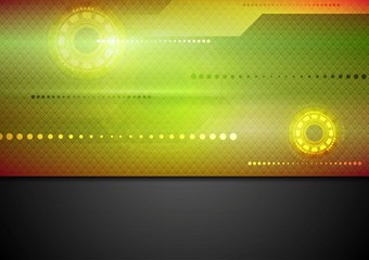 Abstract tech vibrant corporate background
