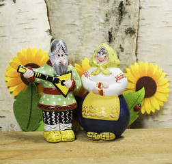 Russian clay dolls