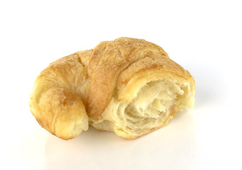 Croissant on White Background