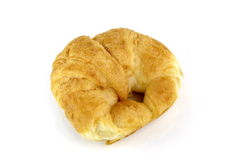 Croissant on White Background