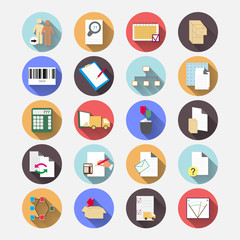 Web icons for warehouse