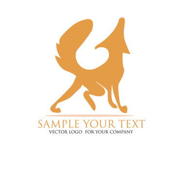 Fuks, Wolf, Hund Logo