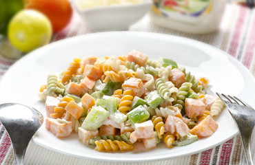 Yummy pasta salad