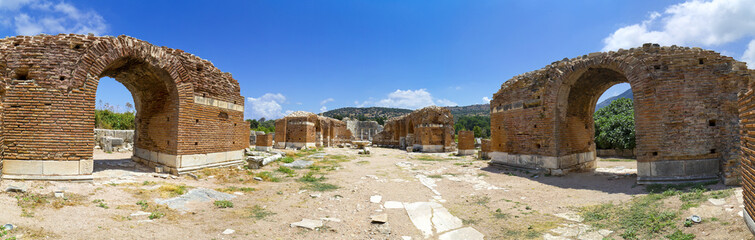 Fototapeta na wymiar Ephesus or Efes Ancient Greco-Roman City, Turkey
