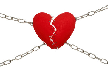 chained heart