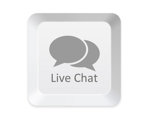 Live chat button