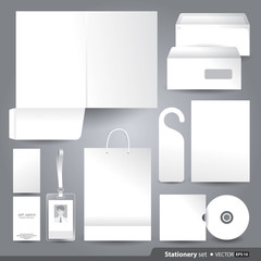 Vector templates set of corporate identity for your design.