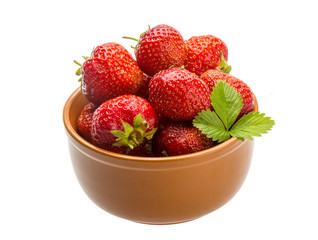 Strawberry in the bowl