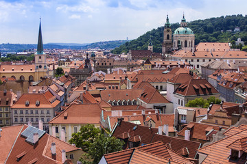 Prague, Czech Republic, on July 10, 2010. View of the city of a 