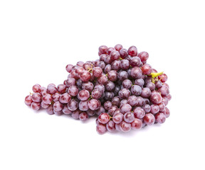 Bunch of grape on the white background