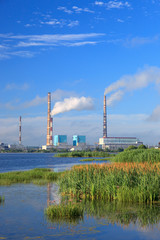 Fototapeta na wymiar Ryazan Power Station