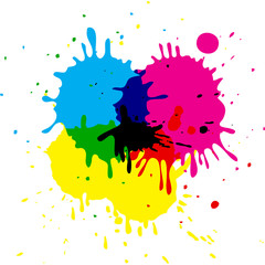 CMYK stains