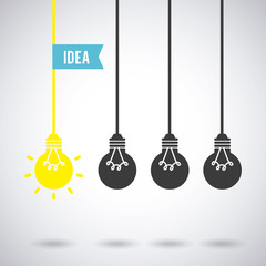 Naklejka premium think design