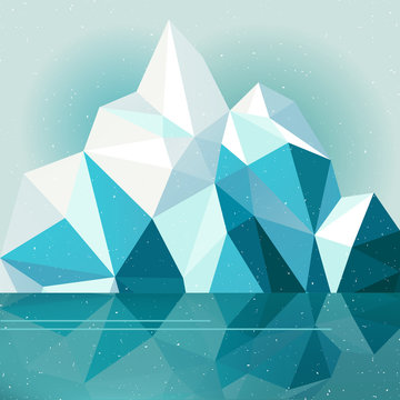 Winter mountain landscape