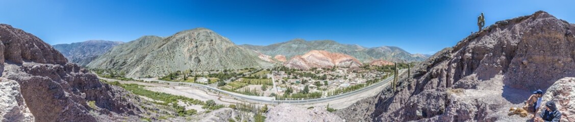 Obraz premium Hill of Seven Colors in Jujuy, Argentina.