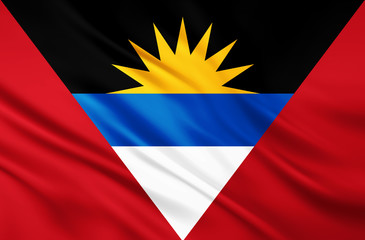 The National Flag of Antigua and Barbuda