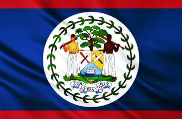 The National Flag of Belize
